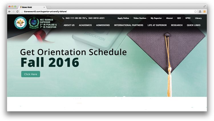 superior University Lahore