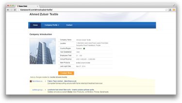 Ahmed Zubair Textile