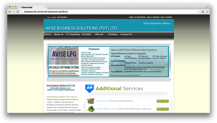 Avise Business Solutions (Pvt) Ltd.