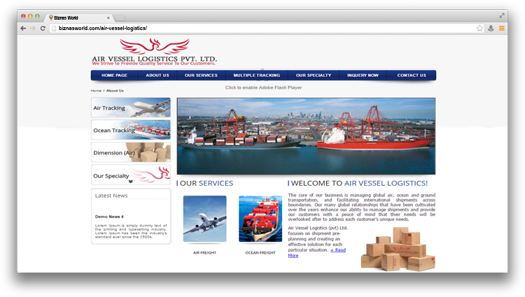 Air Vessel Logistics