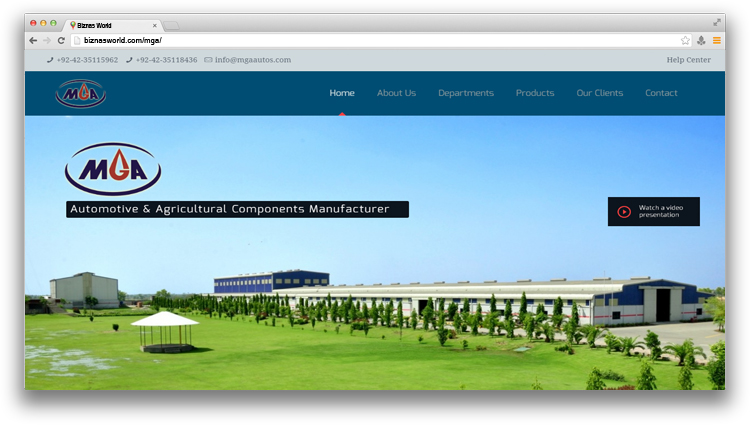 Mga Auntomotive & Agriculture Manufacturer