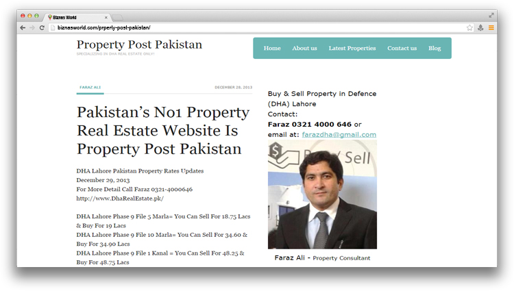 Property Post Pakistan