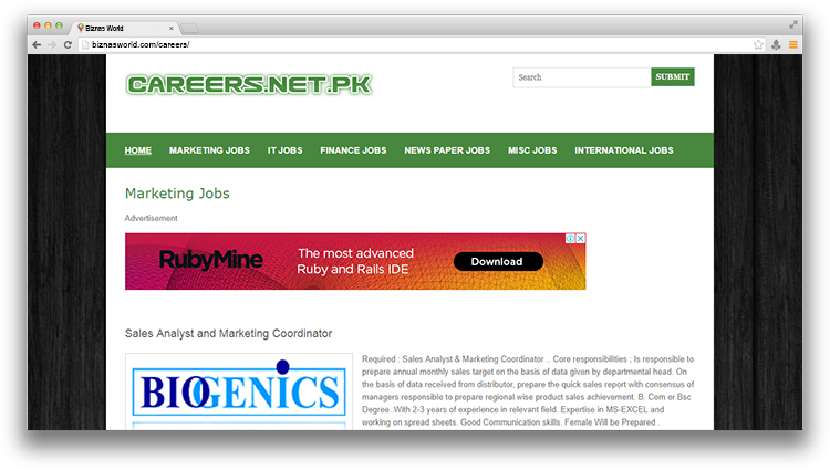 Careers - Biznas World