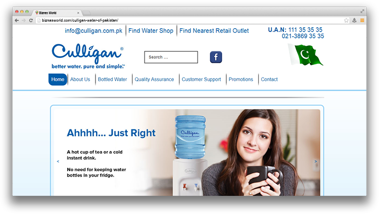 Culligan Water Of Pakistan Biznas World