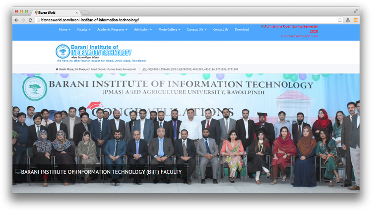 Brani Institue of Information Technology