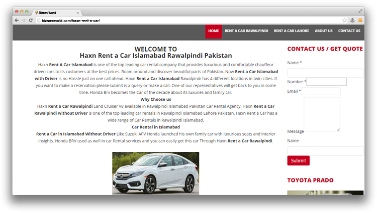 Haxn Rent a Car