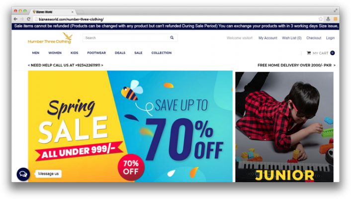 Number Three Clothing