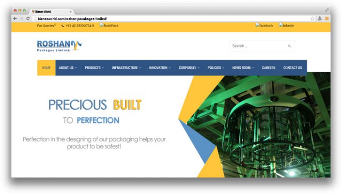 Roshan Pacakages Limited