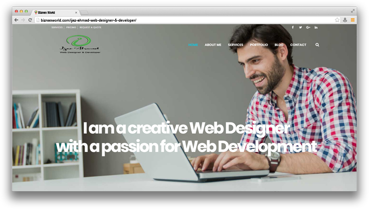 Ijaz Ahmad Web Designer & Developer