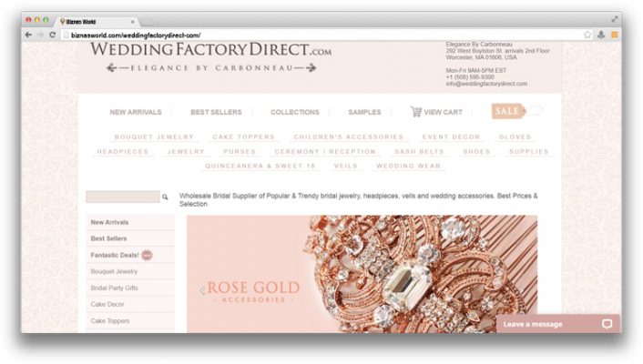WeddingFactoryDirect.com