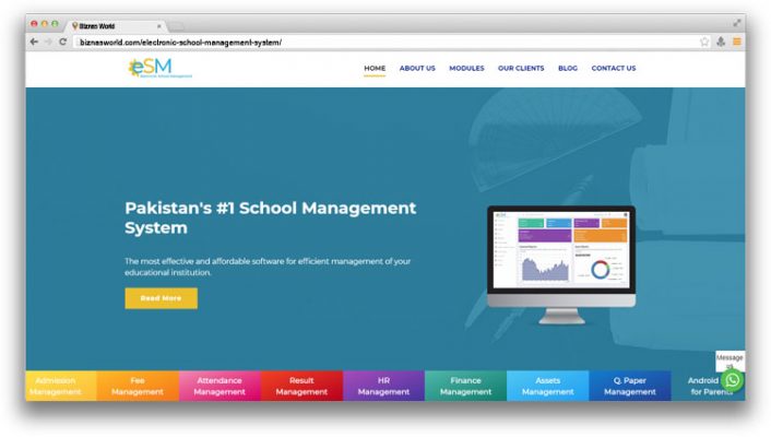 Electronic School Management System