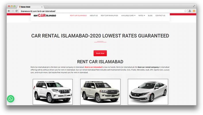 Rent Car Islamabad