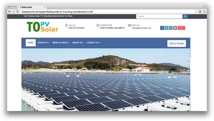 Topper Floating PV Mounting Manufactuer Co. Ltd