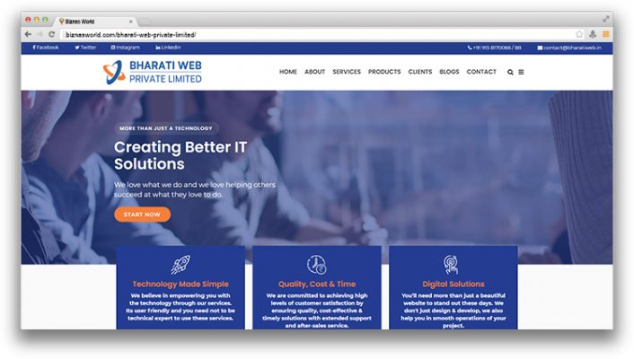 Bharati Web Private Limited