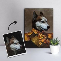 CUSTOM PET DOG CANVAS - THE GENERAL