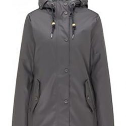Women’s PU rain jacket with detachable fleece