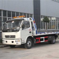 Dongfeng 4 Tons Flatbed Wrecker Trucks