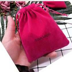 Coin Bag Velvet Gift Packing Bag Velvet Drawstring Bags