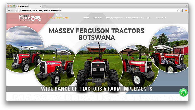 Massey Tractors Botswana