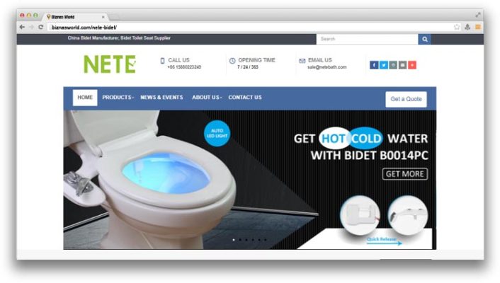 Nete Bidet Seat Attachments