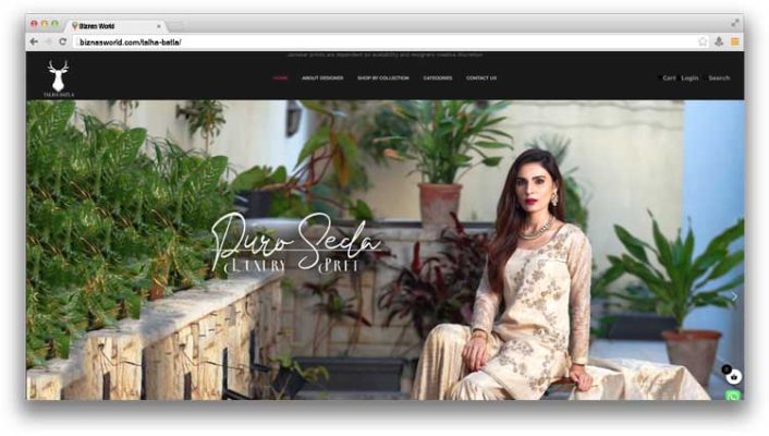 Talha Batla Fashion Designer