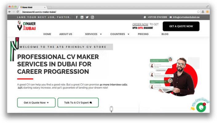 Cv Maker Dubai
